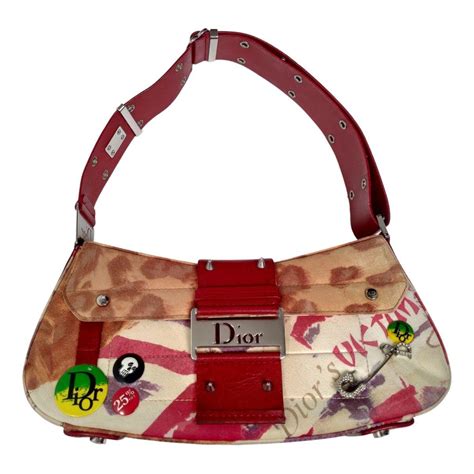 dior cloth handbag